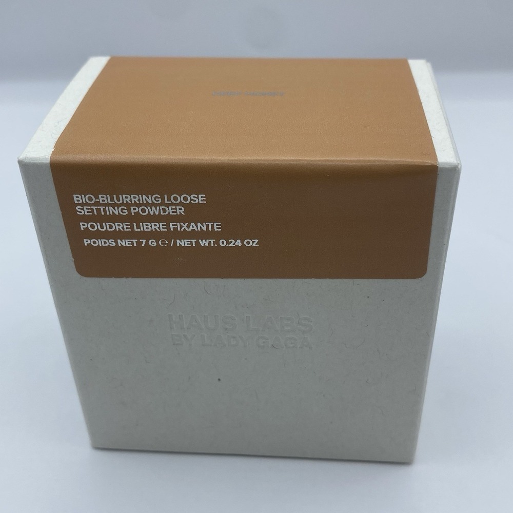 Haus Labs Bio-Blurring Loose Setting Powder Deep Honey Full Size Talc-Free NIB - Picture 2 of 10